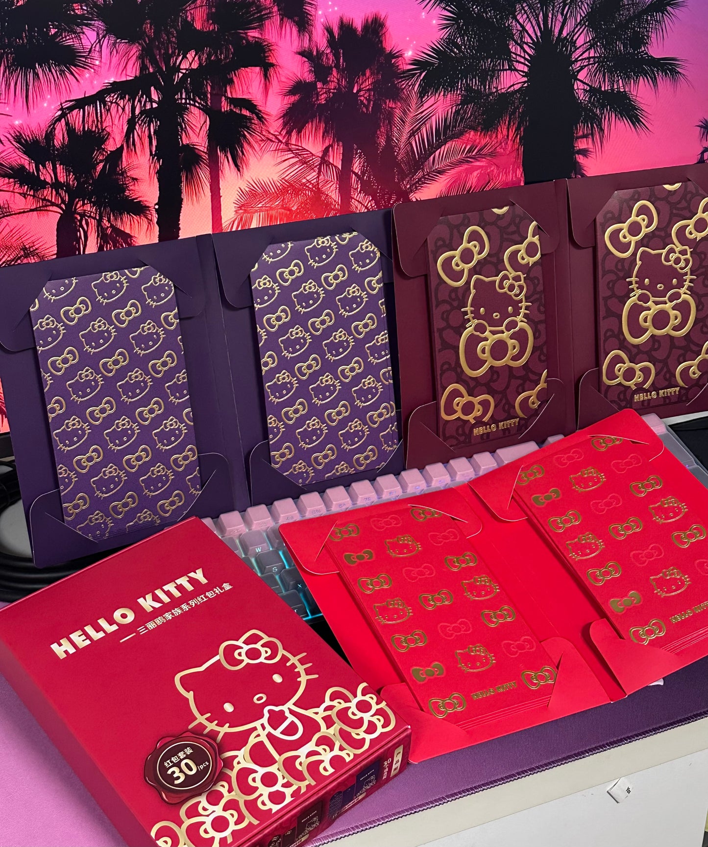 Sanrio Official Hello Kitty Gift Box of 30pcs Holiday Lucky Money Gift Packet 2026 New