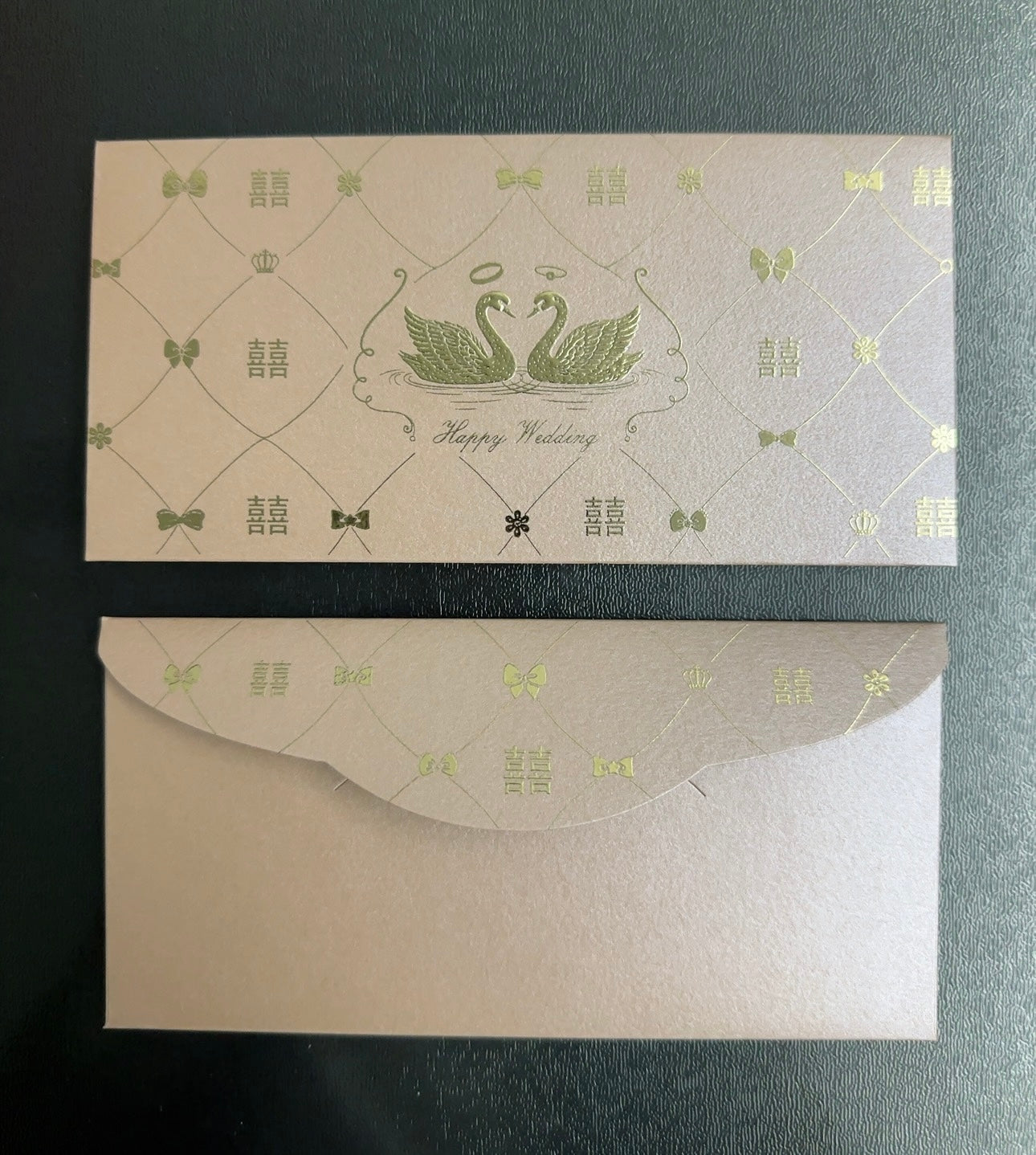 Pack of 12pcs Double Happiness 囍 Wedding Red Envelopes Gold Foil Lucky Money gift Packet
