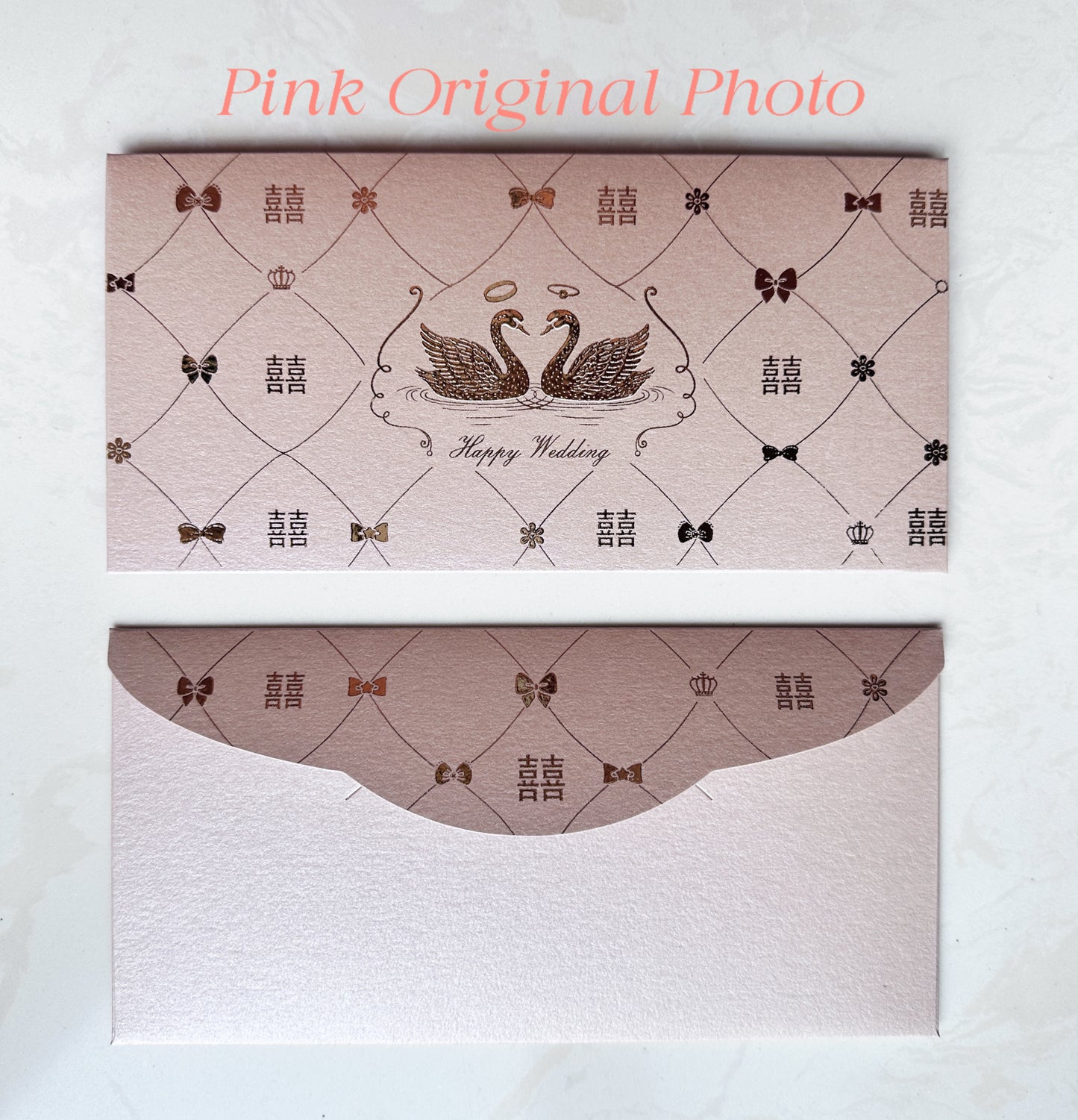 Pack of 12pcs Double Happiness 囍 Wedding Red Envelopes Gold Foil Lucky Money gift Packet