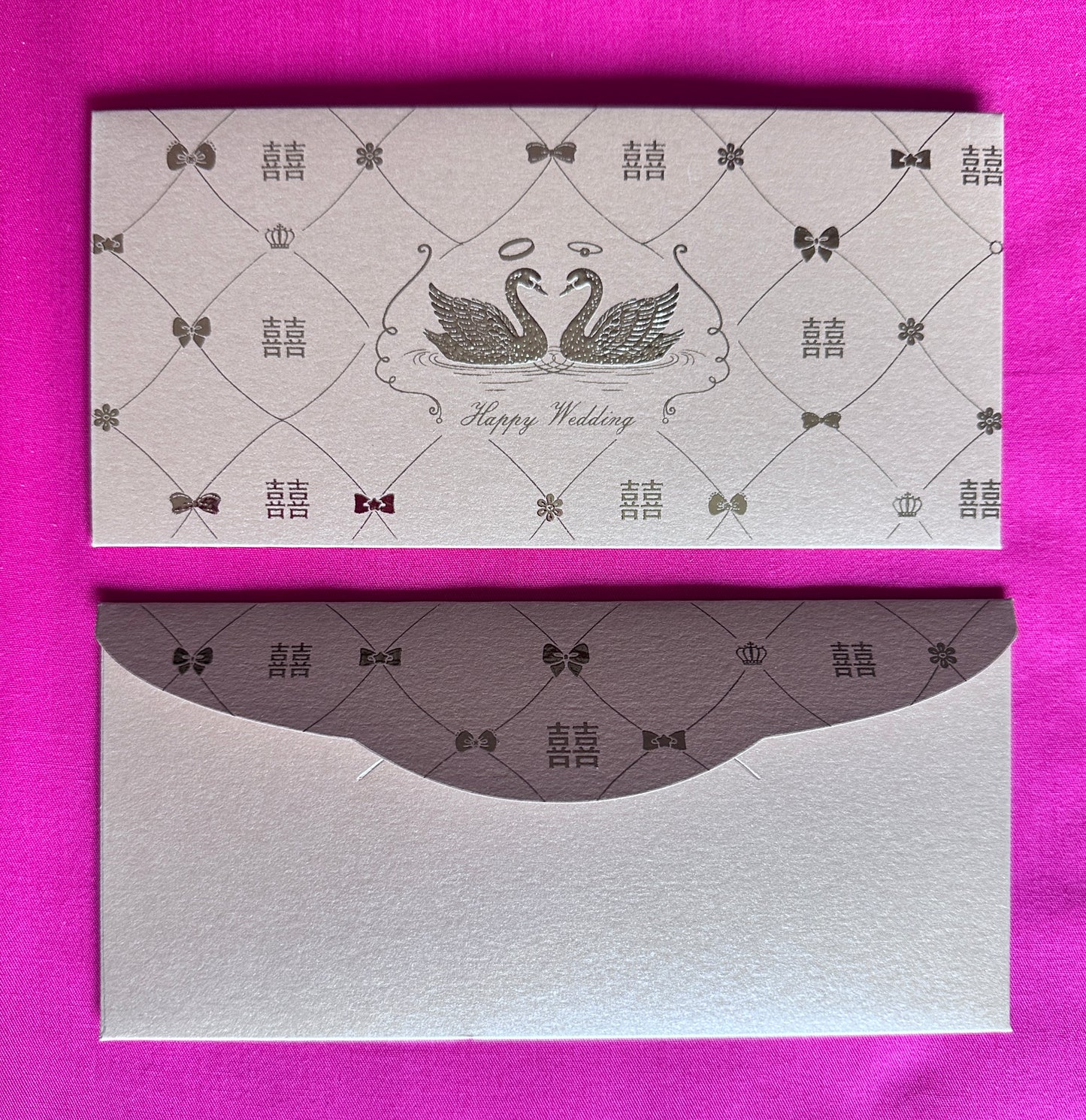 Pack of 12pcs Double Happiness 囍 Wedding Red Envelopes Gold Foil Lucky Money gift Packet