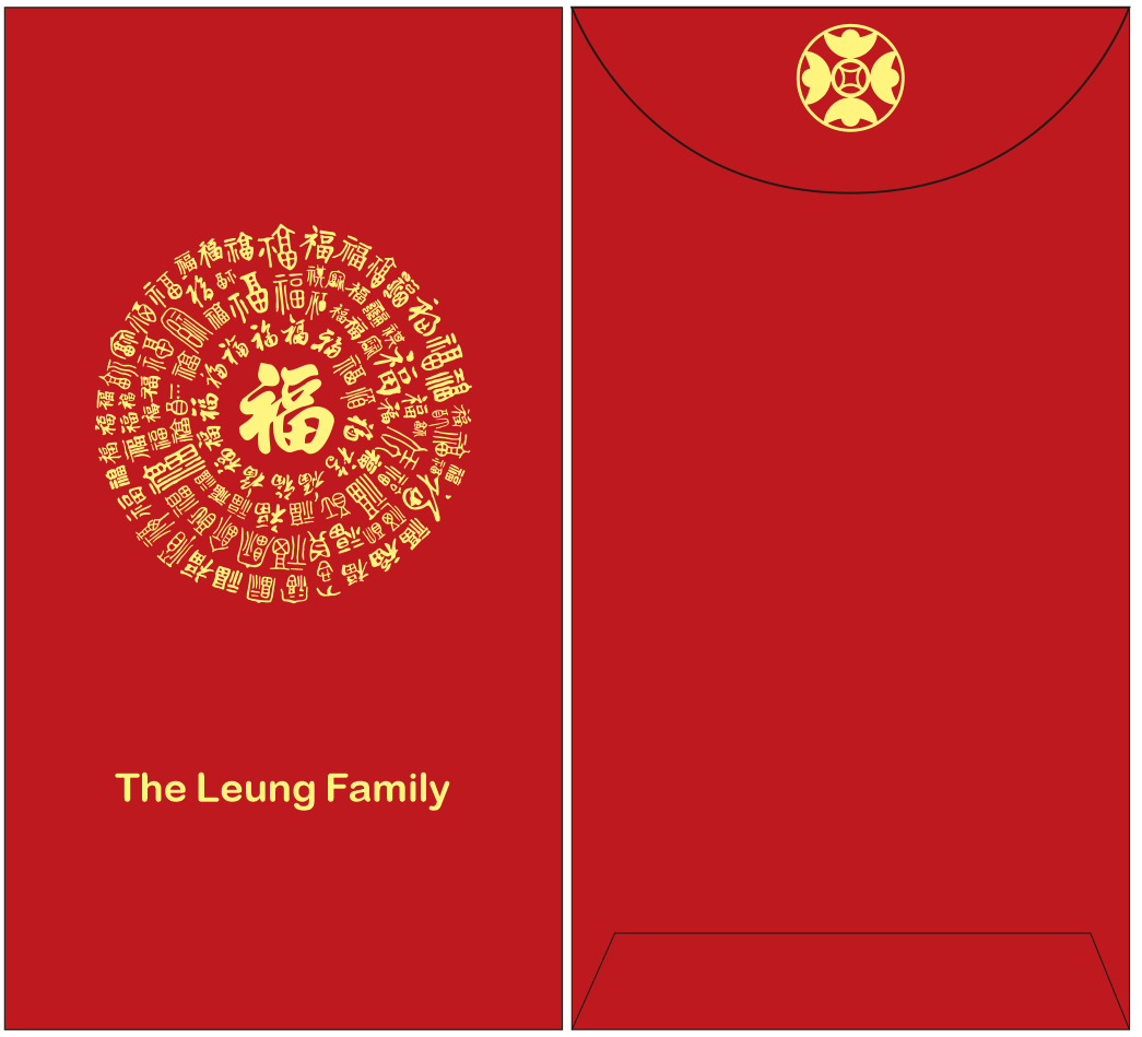 Pack of 30pcs High-end 福 Gold Foil Red Envelope Lucky Money Gift Packet for Chinese New Year | Wedding Party | Event