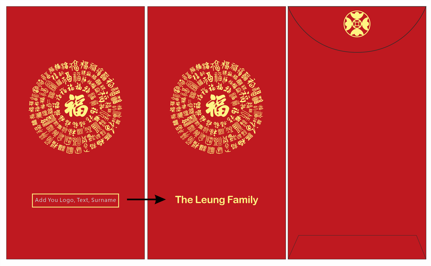 Pack of 30pcs High-end 福 Gold Foil Red Envelope Lucky Money Gift Packet for Chinese New Year | Wedding Party | Event