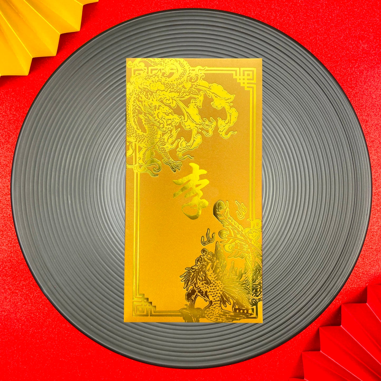 Pack of 30pcs Custom Classic 龍鳯姓氏 Hong Kong Surname Red Envelope Lucky Money Gift Packet